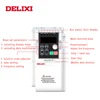DELIXI – convertisseur de fréquence AC 0.4-220 kw, entrée monophasée, sortie triphasée 50HZ 60HZ, pour contrôleur de vitesse de moteur ► Photo 3/6