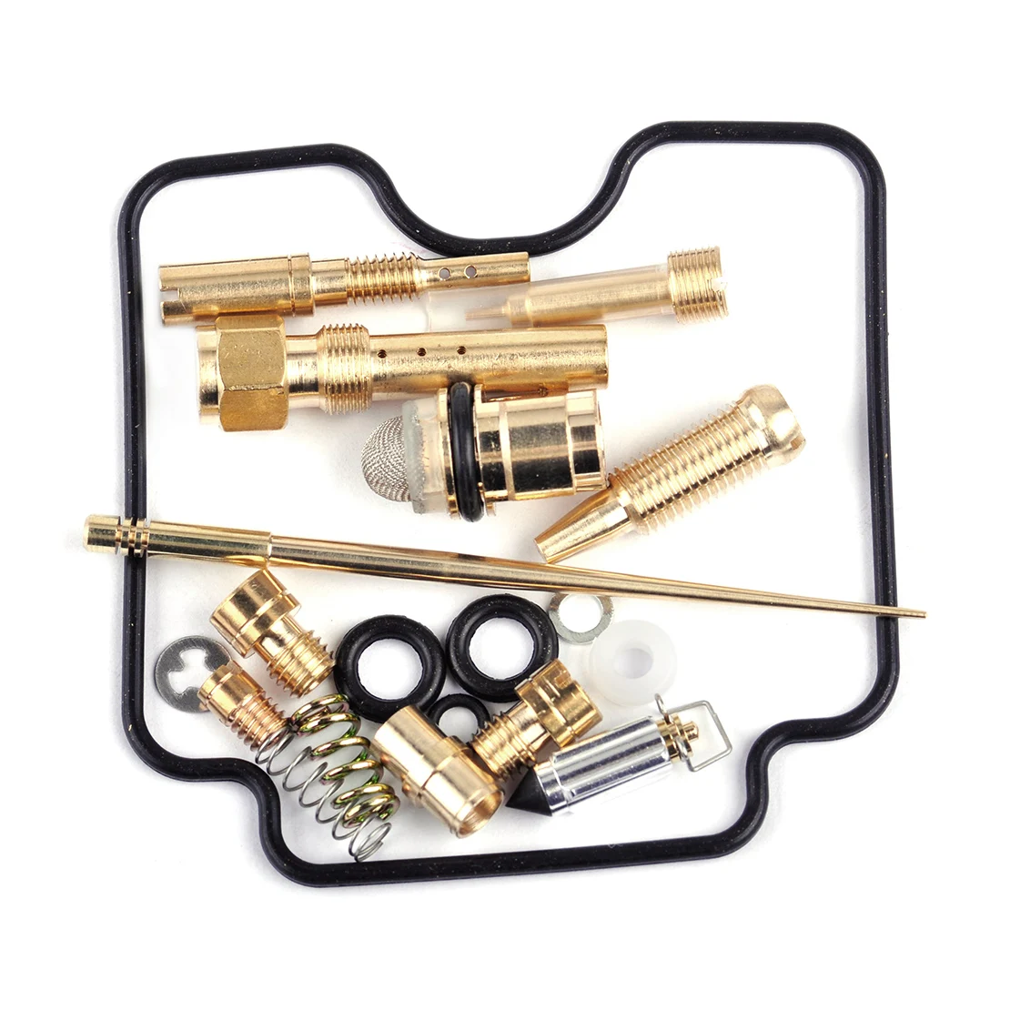 

DWCX 20Pcs Metal & Rubber & Plastic Carburetor Carb Rebuild Repair Kit HC3099CK fit for Yamaha Grizzly 662002 2003 2004 2005
