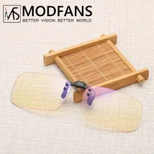 Анти-Синие лучи компьютерные очки зажимы мужчины флип-клип на tr90 легкий для защиты компьютера игровые очки UV400 излучения