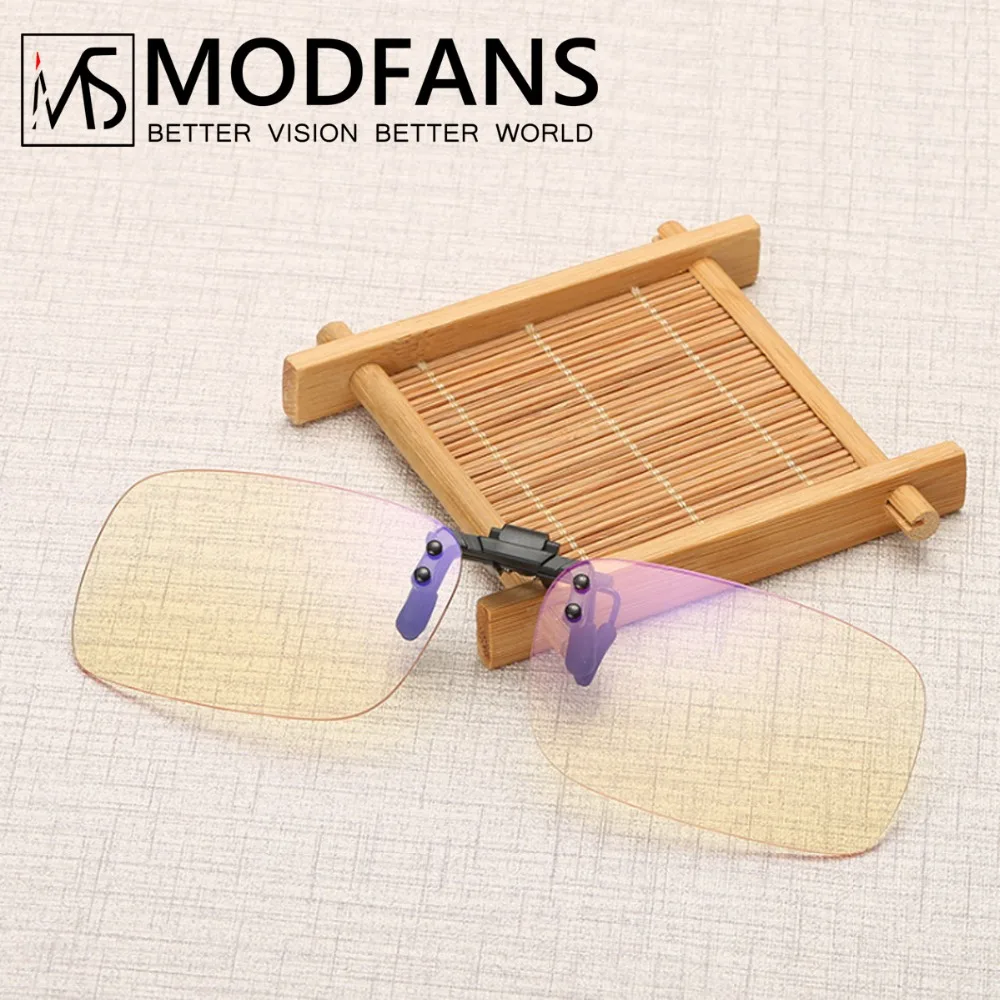 

Anti Blue Rays Computer Glasses Clips Men Flip Clip On tr90 lightweight for Computer Protection Gaming Glasses UV400 radiation