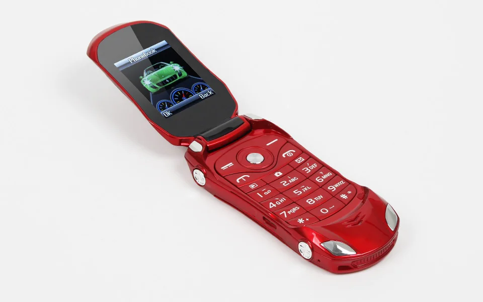 Mosthink F15 Flip Con Forma De Coche Mini Telefono Movil Tarjeta Sim Dual Fm Radio Bluetooth Led 1500 Mah 1 77 Pulgadas Funcion De Telefono Celular Mobile Phone Handset Mobile Phone Dropshipmobile Phones All Brands