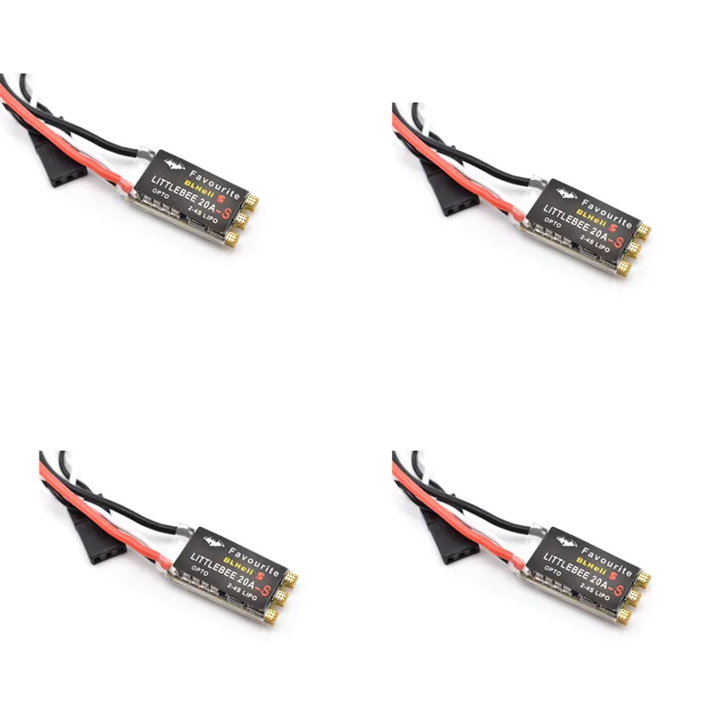 

Favourite FVT LittleBee Little Bee 20A-S ESC 20A S ESC BLHeli_S 2-4S For FPV Racer Quadcopter QAV210 QAV-X AIKON ESC