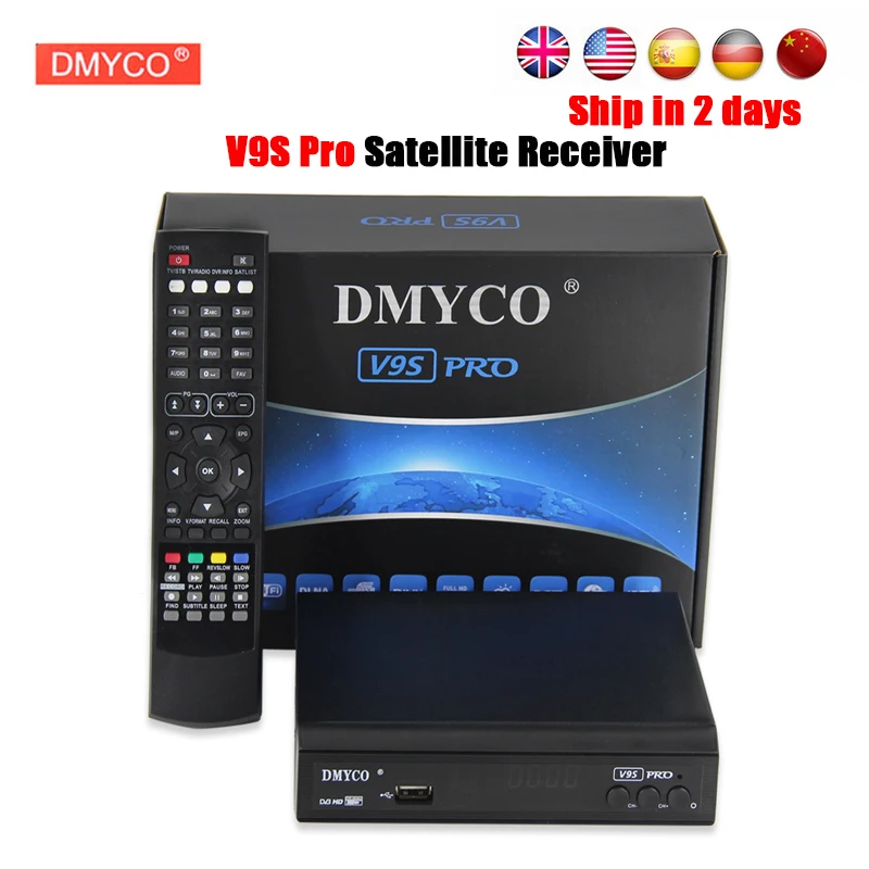 DVB-S2 DMYCO V9S PRO Receptor Full HD 1080p satellite Decoder Support BISS Key Powervu Youtube clines iptv satellite receiver DVB-S2 DMYCO V9S PRO Receptor Full HD 1080p satellite Decoder Support BISS Key Powervu Youtube clines iptv satellite receiver