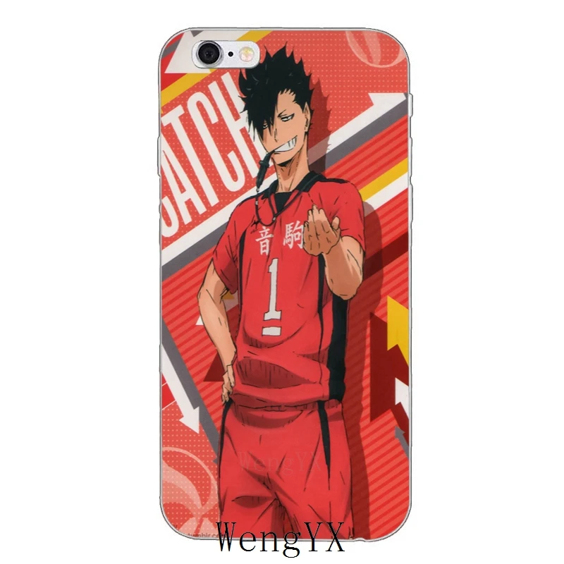 Аниме Kuroo Tetsurou Haikyuu персонаж тонкий силиконовый мягкий чехол для телефона для Iphone 4 4s 5 5S 5c SE 6 6s plus 7 7 plus 8 8 plus X - Цвет: HaikyuuCharacterA10