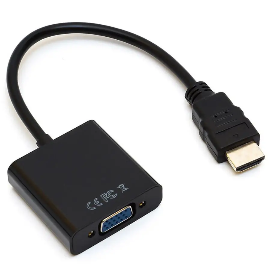 HIPERDEAL 1080P HDMI мужчина к VGA Женский видео адаптер шнура конвертера кабель для HD TV PC