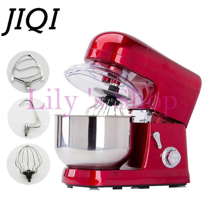 Image Home use 5 Liters electric food mixer commercial 6 Speed Tilt Head Stand Mixers eggs beater cake dough mixing machine 110V 220V