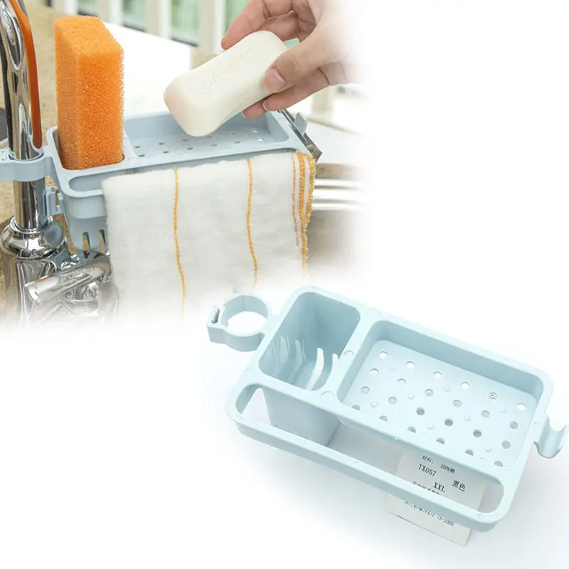 

Fauce Drain Rack Sink Hanging Storage Holder Bathroom Kitchen Clip Dish Cloth Clip Shelf Drain Dry Towel Organizer