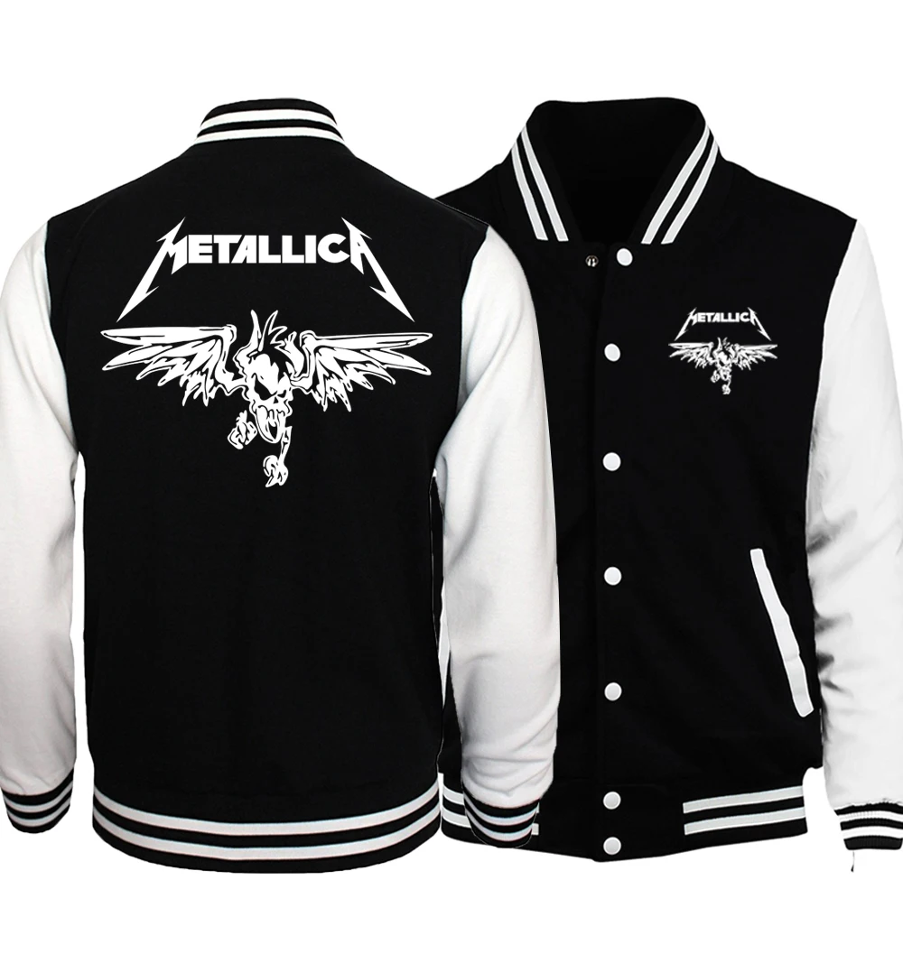 2018 Spring Hot Sale Rock Band Metallica Jacket Men Coat Fashion
