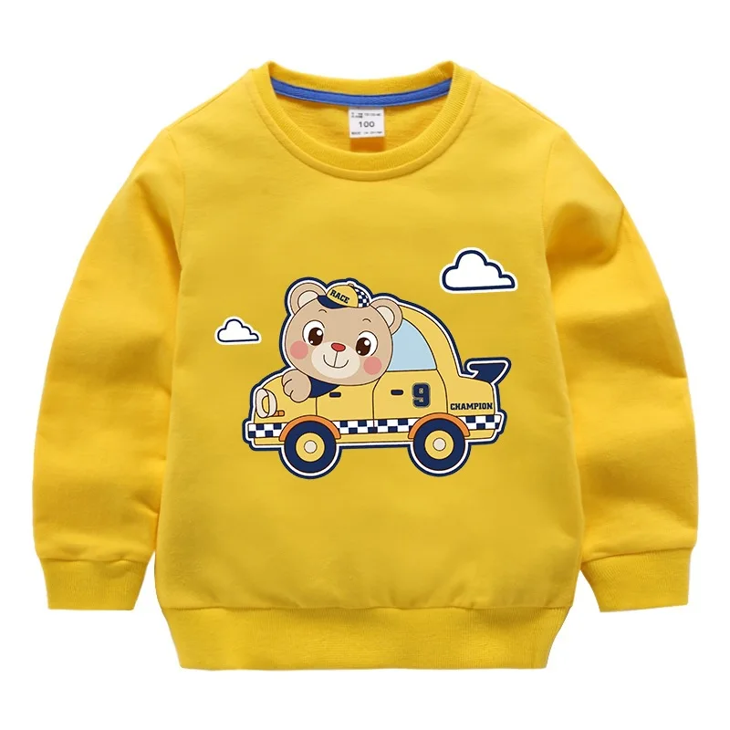 

Fashion Children Sweatshirt O-neck Cartoon Bear Clothes for Toddler Boys Cute Girls Baby Sweatshirts Spring Autumn T-shirt Tops