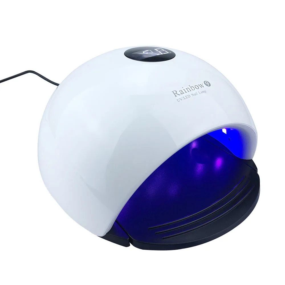 

Brand SUN Light Rainbow 9 Nail Dryer 48W UV LED Lamp Nail With LCD Timer Bottom Makeup Nail Gel Polish With Automatic Sensing
