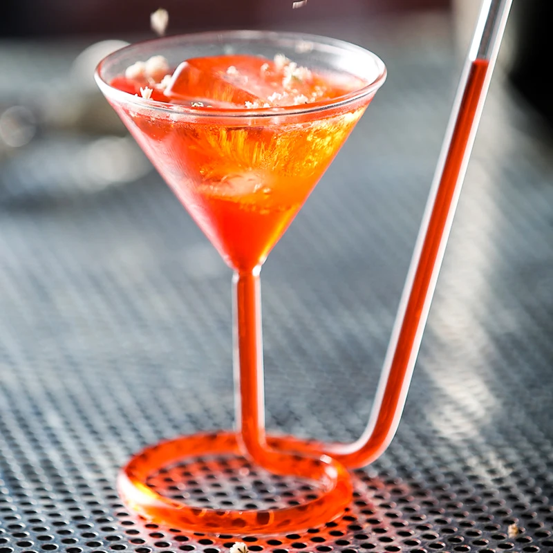 Vis Créative Spirale Paille Moléculaire Cocktail V... – Grandado