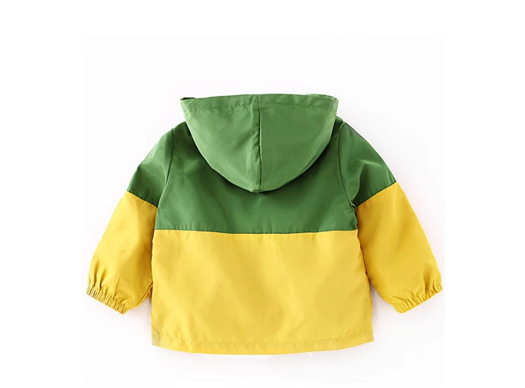 Модная цветная ветровка с капюшоном для мальчиков; сезон весна-осень; тонкая куртка для маленьких девочек; ветрозащитная верхняя одежда для детей