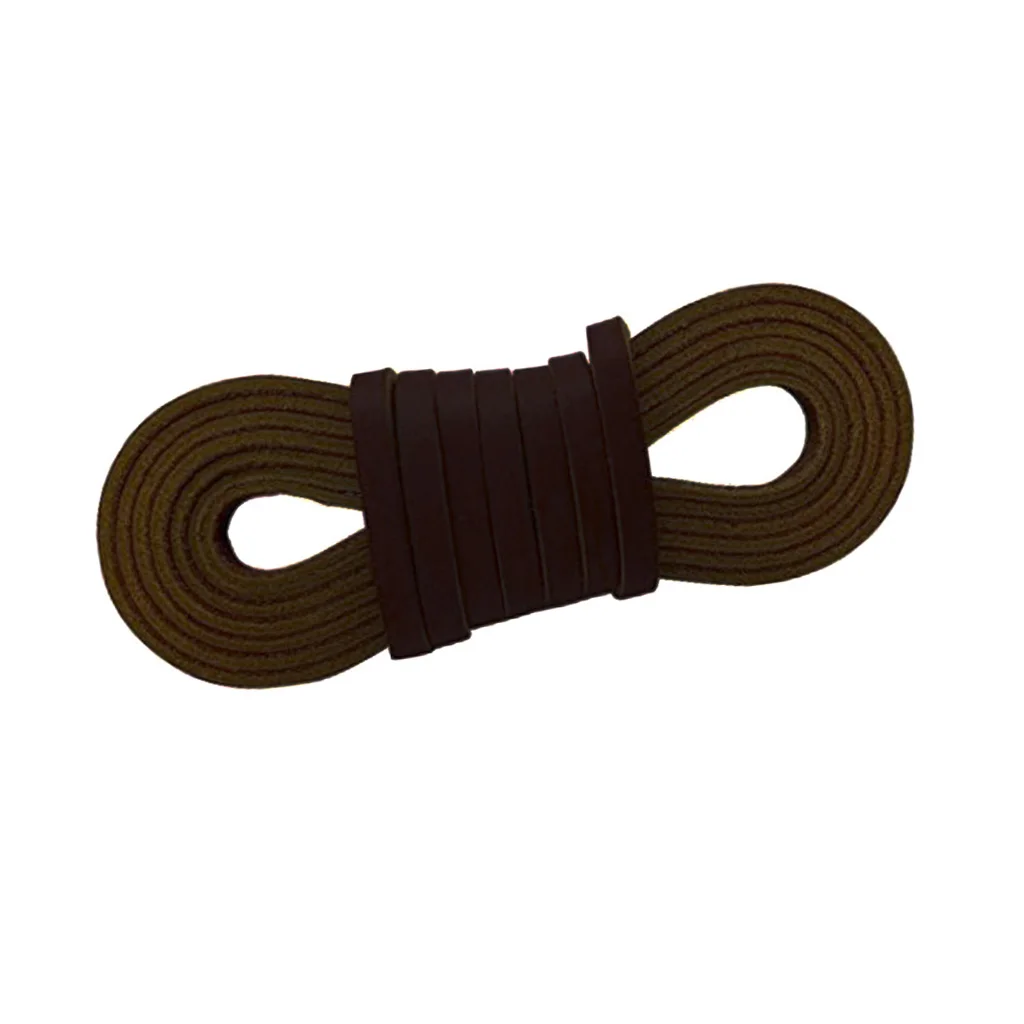 72 inch Men Women Shoelaces Genuine Cowhide Leather Square Shoe Boot Laces Multifunctional Cord for Bag