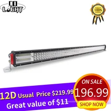 CO LIGHT 924W Led Bar 52 inch Curved 12D 4-Rows LED Work Light Bar Combo Offroad LED Light Bar for 4WD 4x4 Truck Tractor ATV SUV худи print bar tractor driver