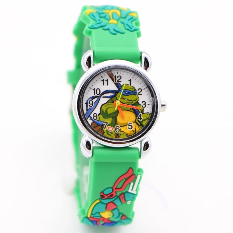 Cute Teenage Mutant Ninja Turtles Style Kids Analog Quartz Wrist Watch cartoon 3D watch Cute Teenage Mutant Ninja Turtles Style Kids Analog Quartz Wrist Watch cartoon 3D watch