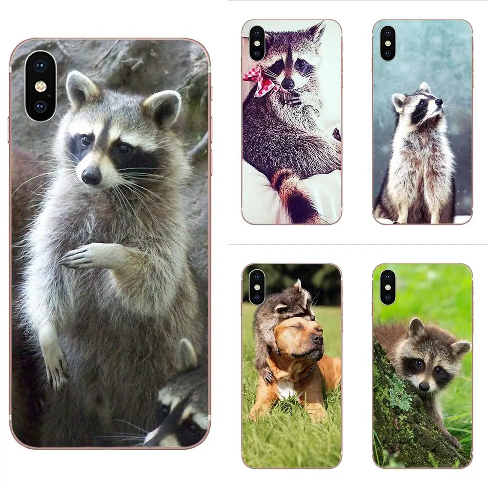 

Raccoon 4 TPU Custom Design For Xiaomi Note 3 4 Mi3 Mi4 Mi4C Mi4i Mi5 Mi 5S 5X 6 6X A1 Max Mix 2