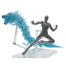 Креативный 1 шт Дракон эффект украшения драгаон модель с кронштейном для общего масштаба модели части комплект-прозрачный