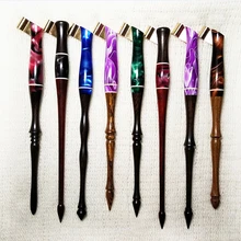 Делюкс палисандр Dip держатель ручки английский косой каллиграфия медной ES ER СИБ сценарий держатель античная фонтан падение ручка