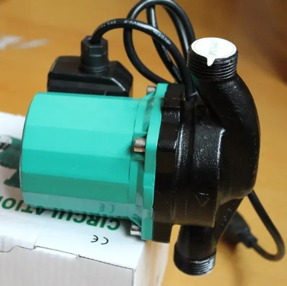 Image whole sale free shipping 120W  manual circulation pump booster pump, hot water pump