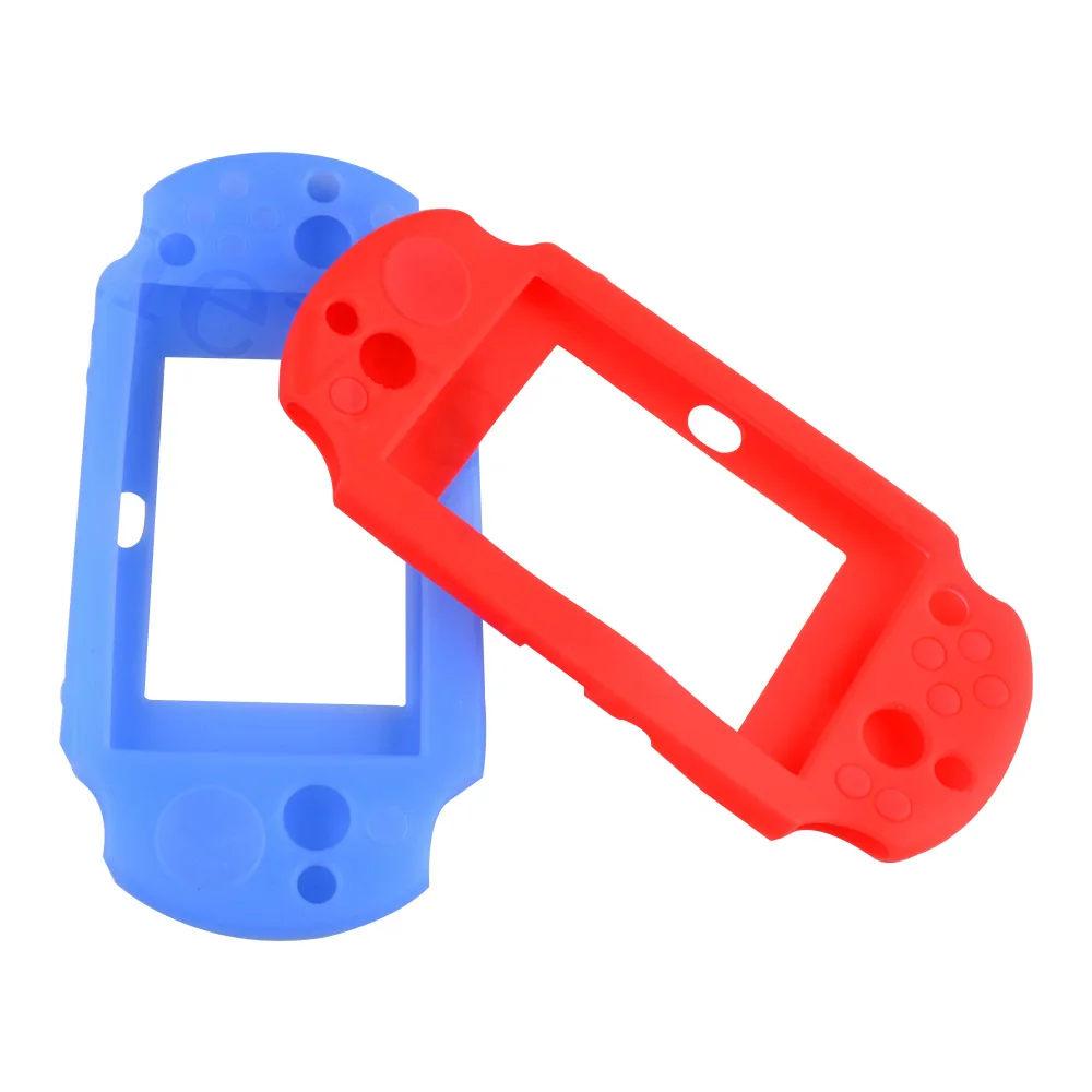 100 шт силиконовый мягкий защитный чехол для sony Psv2000 psva2000 PS Vita Psv 2000 чехол для кожи контроллер