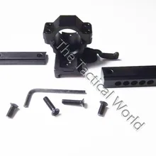 Тактическая, для охоты, для ружья 25,4 мм быстрое расцепление QD съемное кольцо Кронштейн Баррель аксессуар 20 мм крепление для прицела Ris Rail