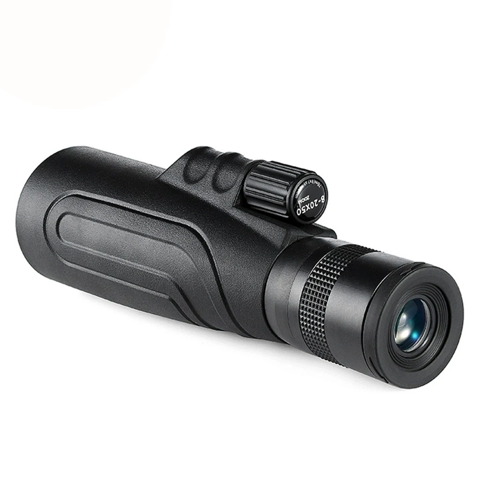 Монокуляр с мощным зумом мощный бинокль 8 20 х50 телескоп FMC BAK4 Prism для охоты