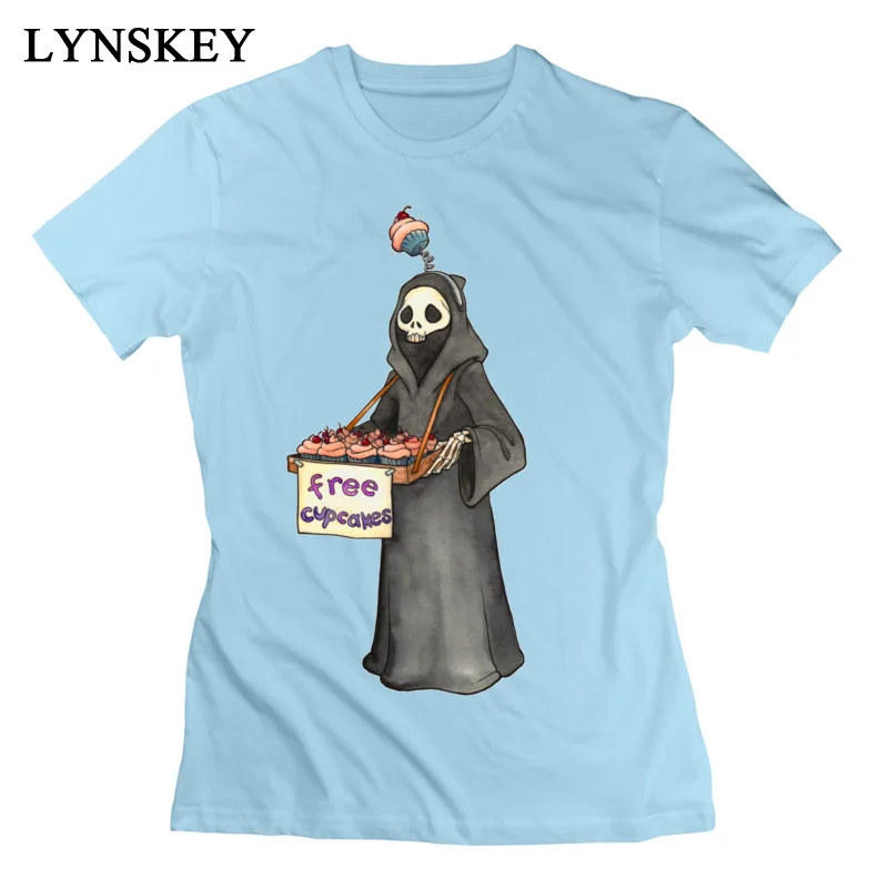 LYNSKEY Women T-Shirts Slim Fit Family Tops Tees Summer Fall 100% Cotton Round Neck Short Sleeve Slim Fit Free Cupcakes Sweatshirts black