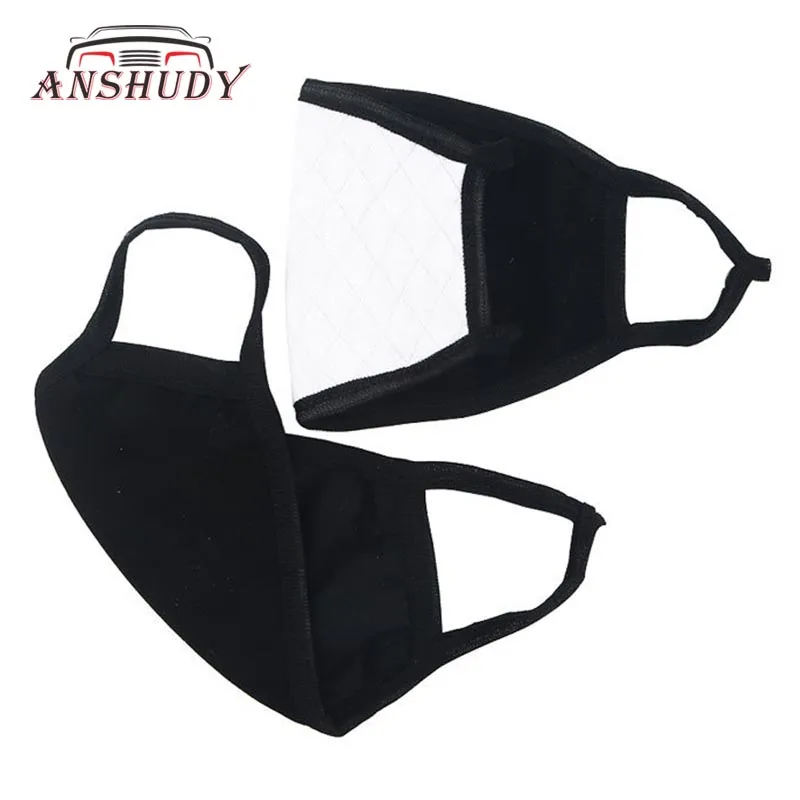 

Motorcycle Mouth Face Mask Cotton Yarn Warm Thickening Protective Ear Breathable Dust-proof Windproof Black Balaclavas Mask