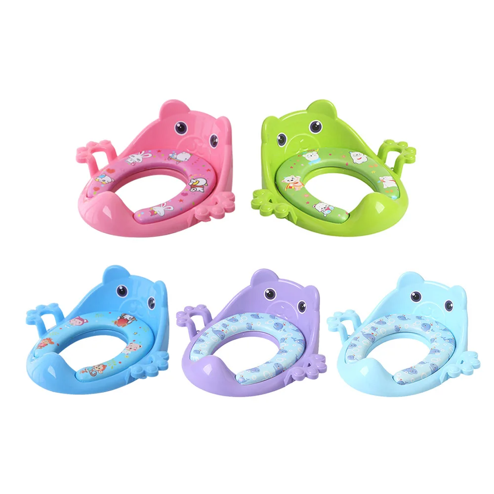 

Toilet Training BabyToilet Potties Children Potty Safe Seat with Armrests for Baby Trainers Comfortable Toilet Ring Infant Potty