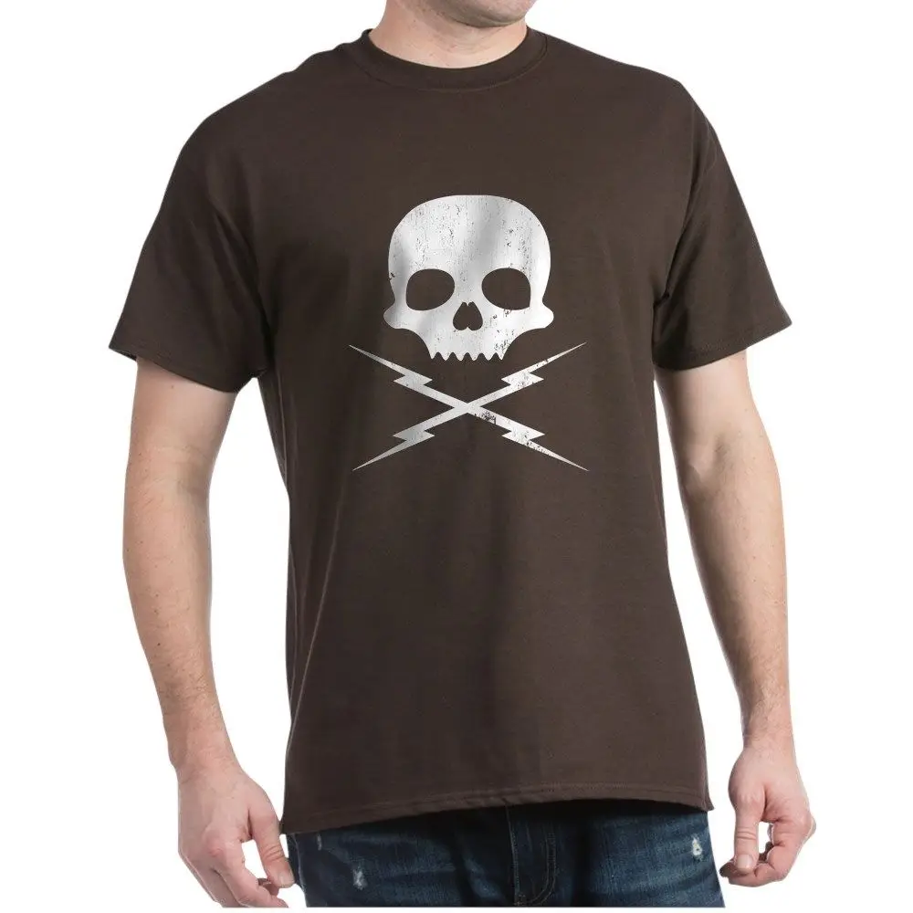 CafePress доказательство смерти Stuntman майка Темная футболка 100% хлопок (292935472) | Мужская