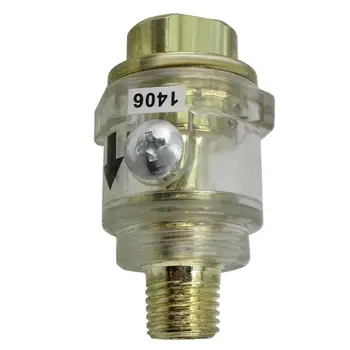 

Mini In-line Oiler Lubricator Hardware Oiler Lubricator of 1/4" Oiler Lubricator for Pneumatic Tool & Air Compressor Pipe