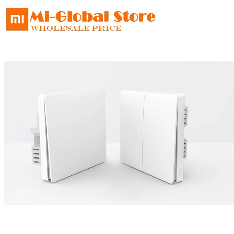 

Xiaomi Aqara Smart Light Control ZiGBee Wireless Key switch and Wall Switch Remote Control Via mijia APP In Stock