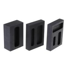 Золото тигель графит слиток плавления металла Бар плесень литья рафинирования лом инструмент