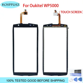 

Black 5.7 inch front outer glass For oukitel wp5000 Touch Screen Touch Panel Lens Replacement wp 5000 + Tools