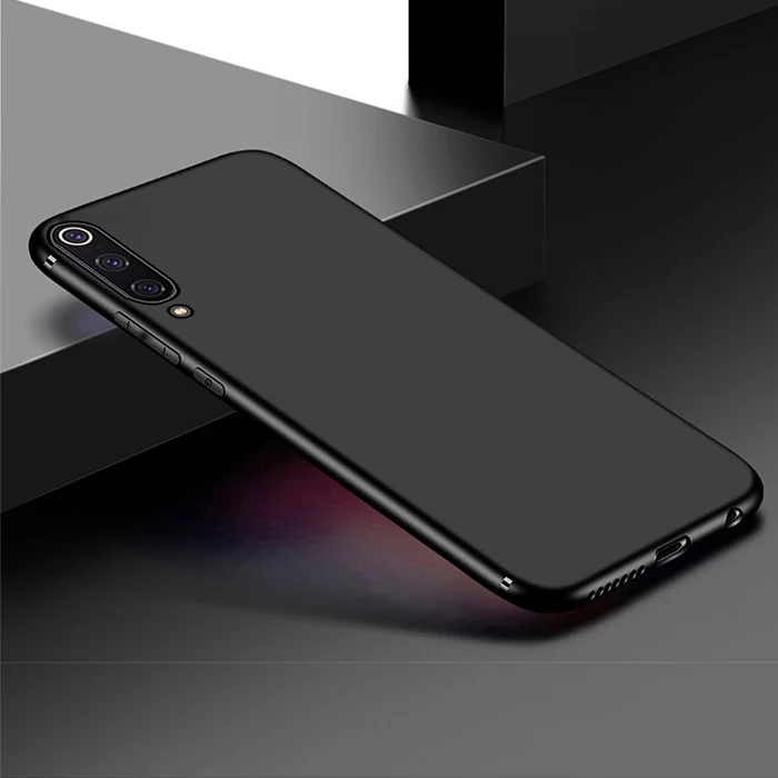 Для samsung Galaxy A70 A50 чехол ультра тонкий мягкий силиконовый чехол для samsung A50 A 50 A70 A 70 A705F матовый чехол - Цвет: Черный