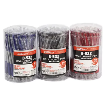 50 Pcs/box 0.7mm Black Red Blue Ink Wholesale Plastic Ballpoint Pen Writing Instruments School Office Stationery Supplies
50 Pcs/box 0.7mm Black Red Blue Ink Wholesale Plastic Ballpoint Pen Writing Instruments School Office Stationery Supplies
