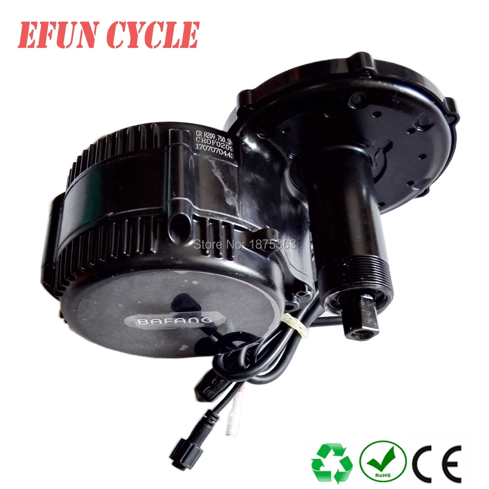 

Free shipping 48V 750W Bafang motor C965 LCD BBS02B mid drive motor kits with BB 68mm/100mm/120mm bottom bracket