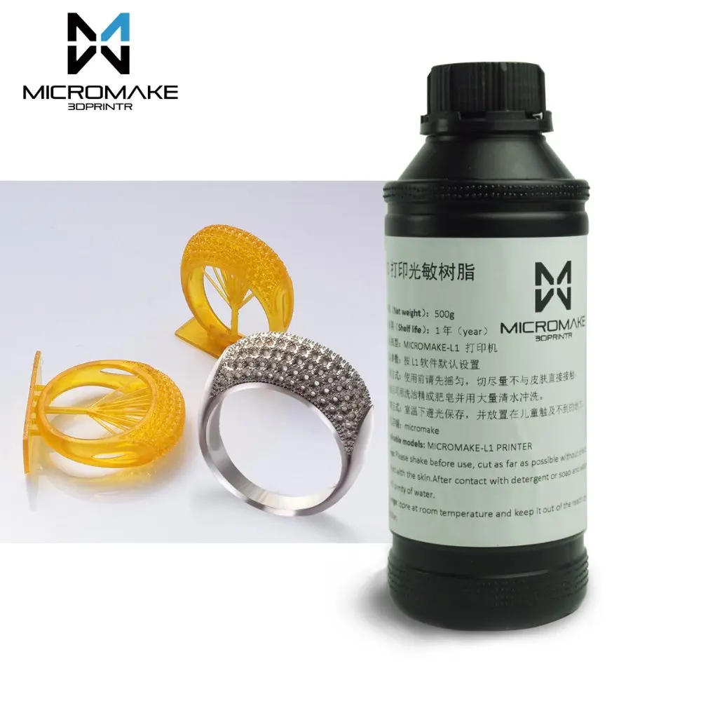 Micromake UV Resin Water Washable Univeral for DLP/SLA 3d printer 500ml/1000ml | Компьютеры и офис