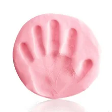 7 цветов уход за малышом сушка воздуха мягкая глина отпечаток руки ребенка отпечаток ноги производители литья родитель-ребенок ручная подушечка с чернилами для отпечатков