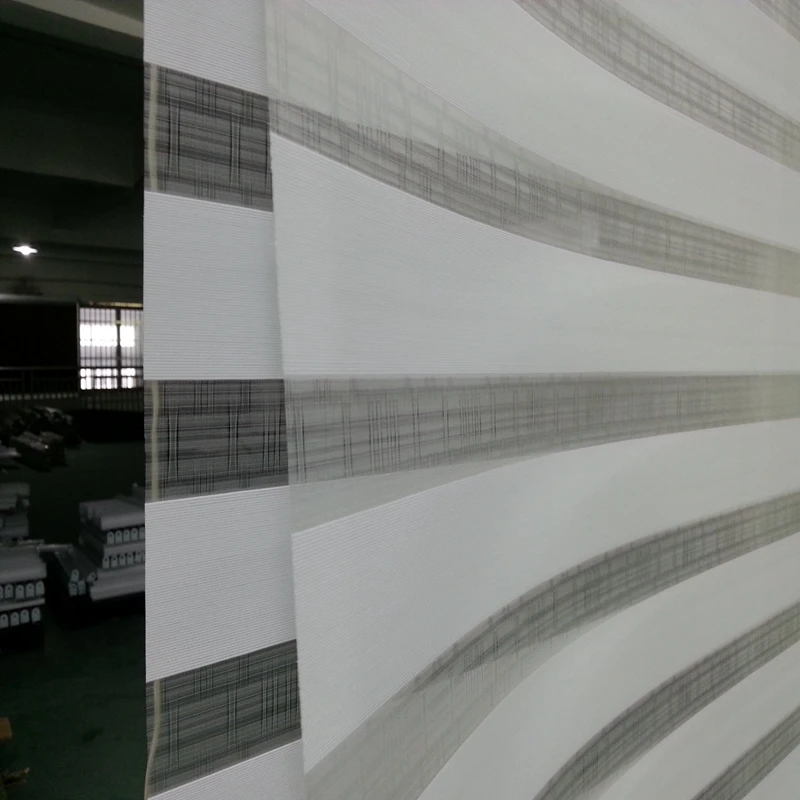 Custom Size Shade 100Polyester Translucent Roller Zebra Blinds in