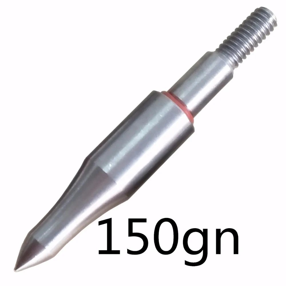 Полевые точки из нержавеющей стали OD5/16 9/32 17/64 19/64 150gn 100gn 12ps стрелы арбалет охота