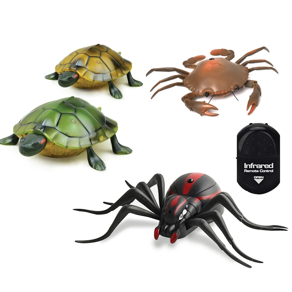 Télécommande électrique crabe araignée infrarouge Reptile RC Animal haute Simulation modèle enfants apprentissage précoce jouets éducatifs