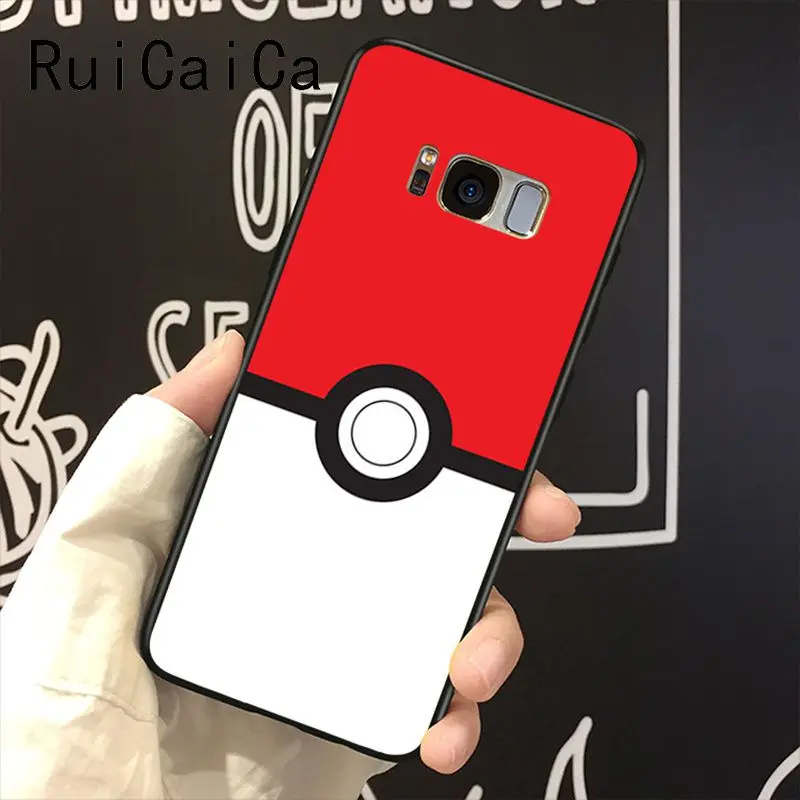 A11 Чехол для телефона RuiCaiCa pokemons eevee pika Coque Shell для Samsung Galaxy S8 S7 edge S6 edge plus S10 S9plus - Цвет: A11