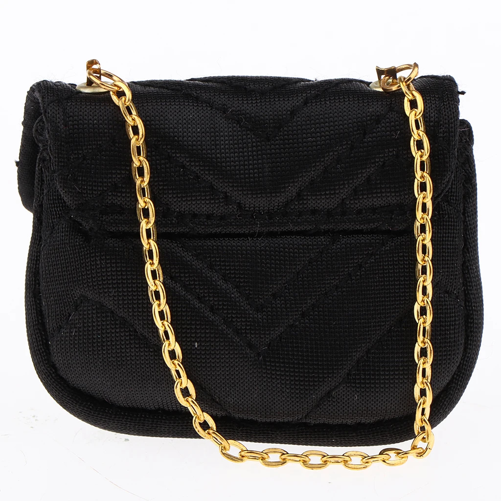 Fashionable Miniature Dolls Shoulder Bag Handbag Chain Bag Purse Bag for 1/6 Girl Doll Clothing Accessories Great Gift for Kids