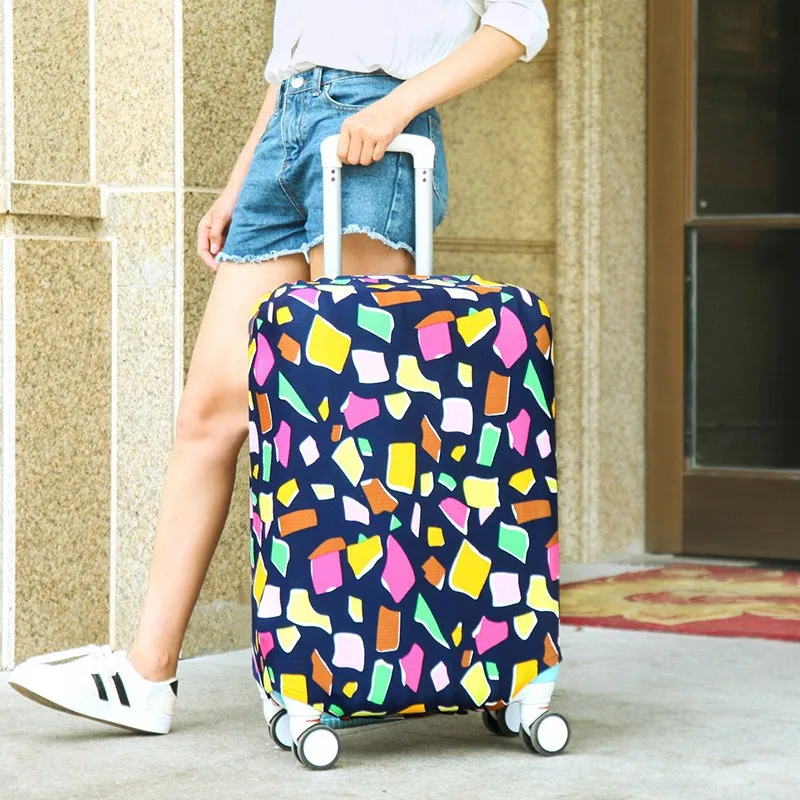Чехол для багажа для путешествий, защитный чехол, чехол на колесиках, чехол для багажа для путешествий, пылезащитный чехол для 18-30 дюймов, цветные аксессуары для сумок