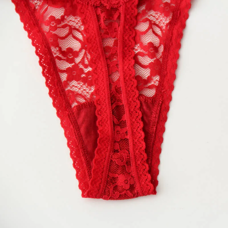 S-XXL Big Size Sexy Cozy Lace Briefs Short G Thongs G-String Lingerie Panties Underwear Women  (22)