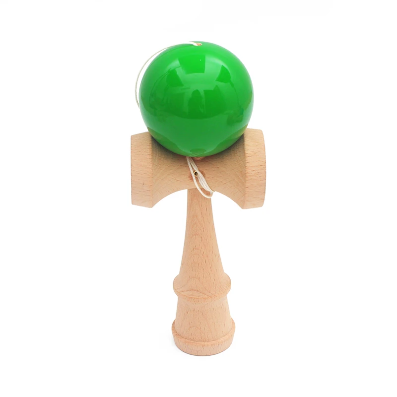 Free Shipping Wooden Toys Outdoor Sports Toy Ball Kendama Ball PU Paint 18.5cm Strings Professional Adult Toys Leisure Sports 14