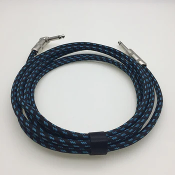 

Yansheng Black Blue Multi-color Woven Amplifier 3m Guitar Patch Cables Effects Cable Wire Pedal Cable