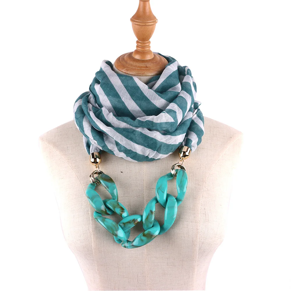 

Jewelry Necklace Scarf Female Bamboo Cotton Printing Fashion shawls hijab scarf