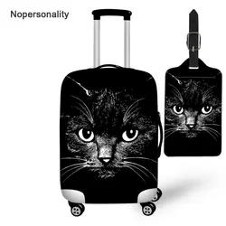 Nopersonality милые животные кошка принт путешествия багаж защитный чехол эластичный 18-30 дюймов чемодан Крышка водостойкий багажные чехлы